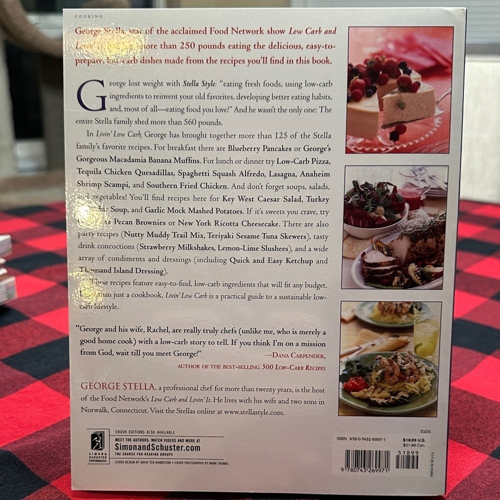 George Stella's Livin' Low Carb Cookbook - Picture 2 of 6